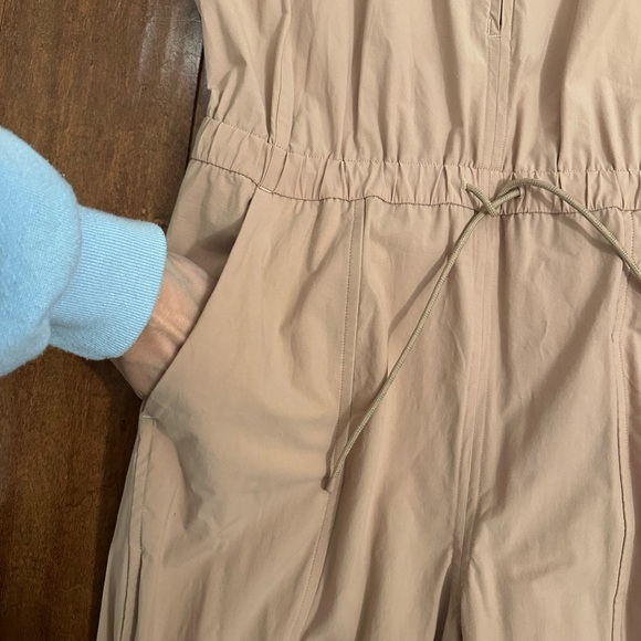 Lululemon Beige Shift in Time Cross Back Jumpsuit Sz 6 - Picture 5 of 16